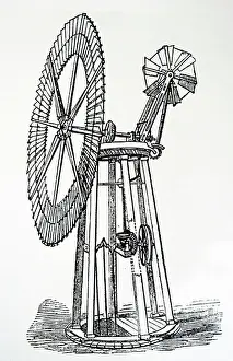 Raising Prints: A wind pump with self-regulating annular sail