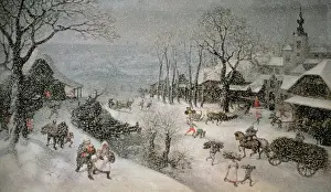 Snowing Prints: Winter