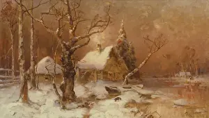 Julius Sergius Klever Prints: Winter Landscape