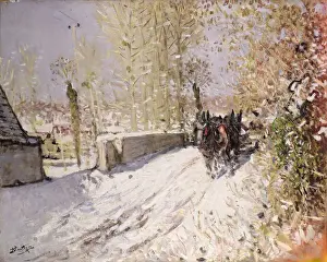 Winter Scenes: Contemporary Prints: Winter landscape