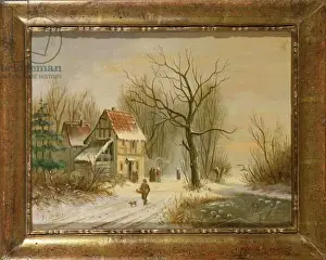 Abel Grimmer Or Grimer Prints: Winter scene