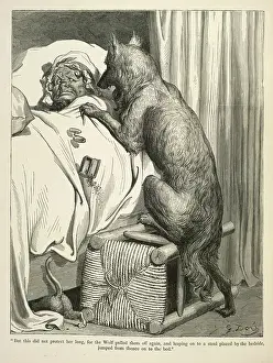 Childrens Picture Prints: The wolf