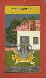 Meditating Prints: A yogi