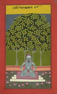 Meditating Prints: A yogi